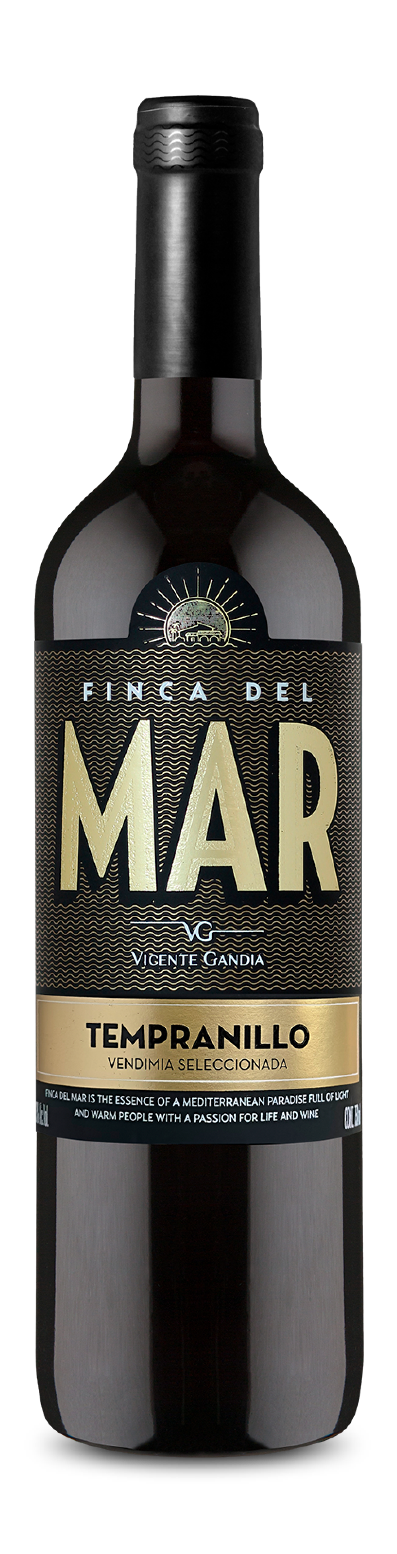 Vino Finca del Mar Vendimia Seleccionada Crianza D.O. Utiel Requena Tempranillo