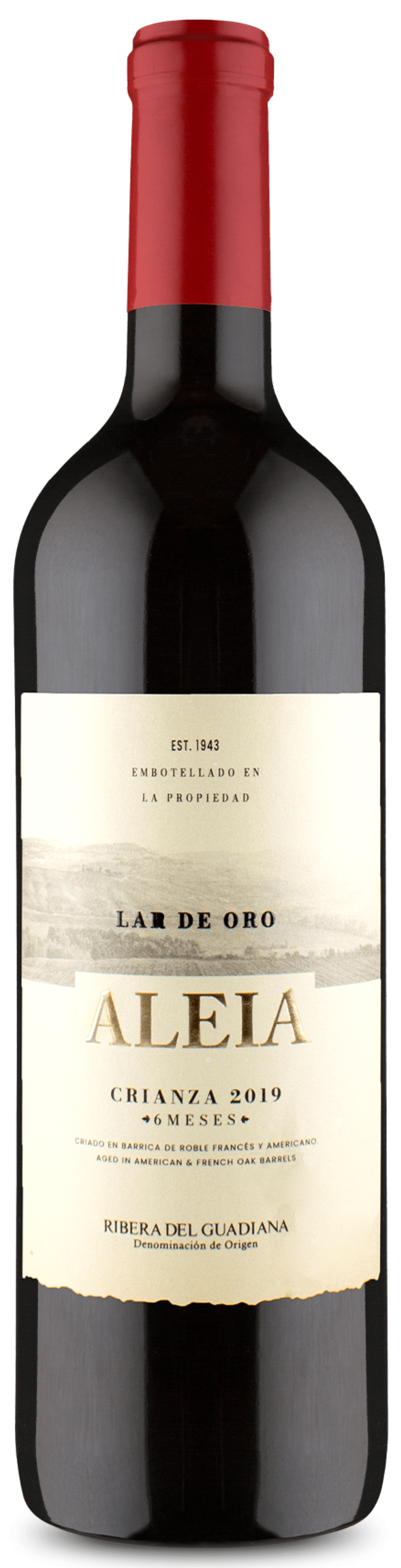 Vino Aleia Lar de Oro Crianza D.O. Ribera Del Guadiana - Wine.com.mx